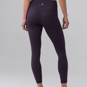 Lululemon Wunder Under Dark Purple Leggings